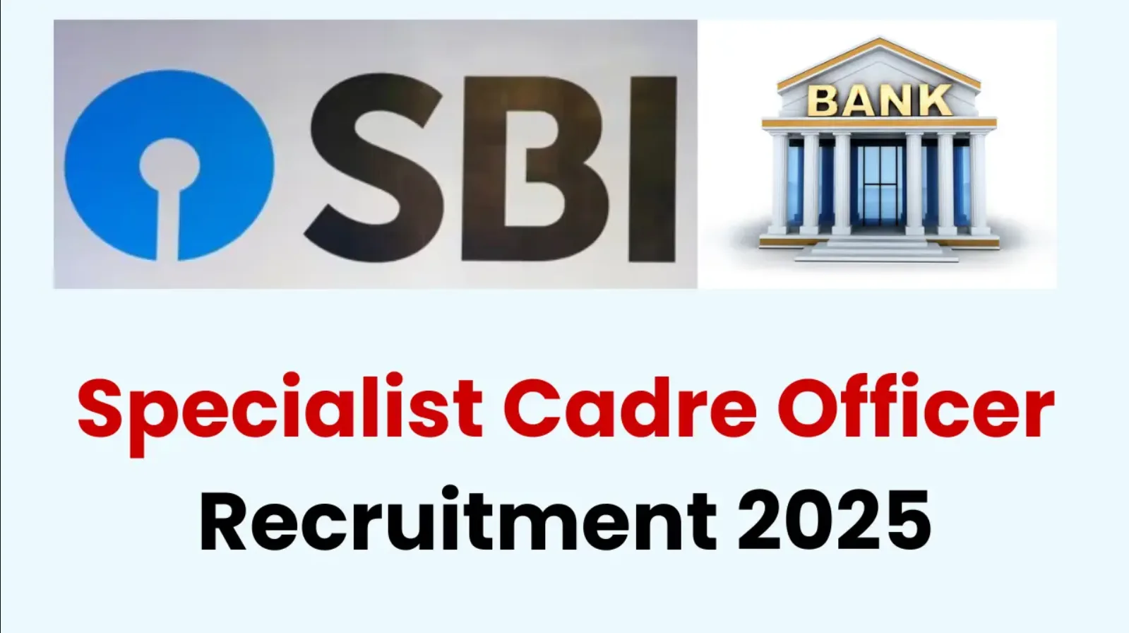 SBI Specialist Cadre Officers Bharti Online Form 2025