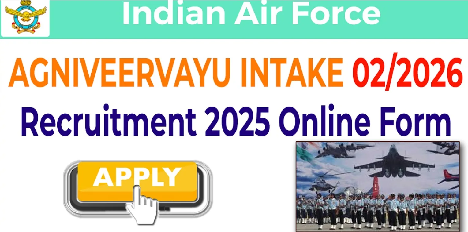 IAF Agniveervayu Bharti Online Form 2026