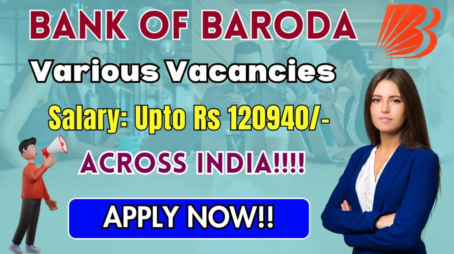 Bank Of Baroda में निकली 400 से अधिक पदों पर भर्ती 19 फरवरी तक कर सकते है आवेदन